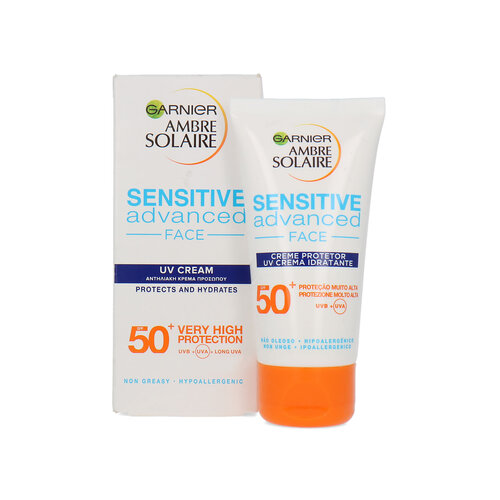 Garnier Ambre Solaire Sensitive Advanced Face Protection Lotion SPF 50+ - 50 ml