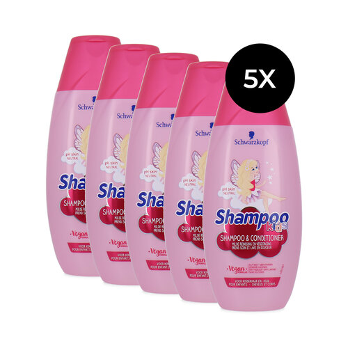 Schwarzkopf Kids Shampoo & Conditioner - 5 x 400 ml