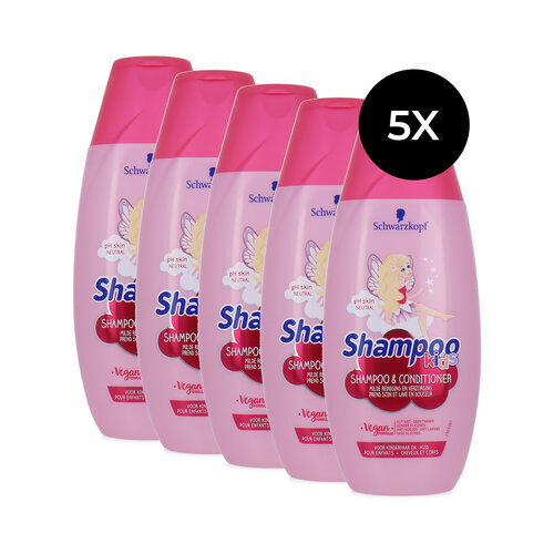 Schwarzkopf Kids Shampoo & Conditioner - 5 x 400 ml Schwarzkopf Kids Shampoo & Conditioner - 5 x 400 ml
