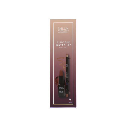 MUA Matte Lip Duo Set - Sincere