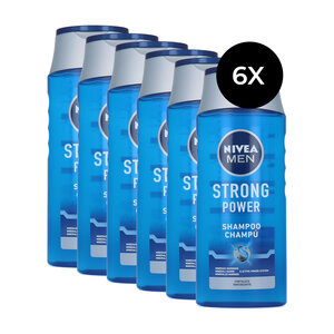 Men Strong Power Shampoo - 6 x 250 ml