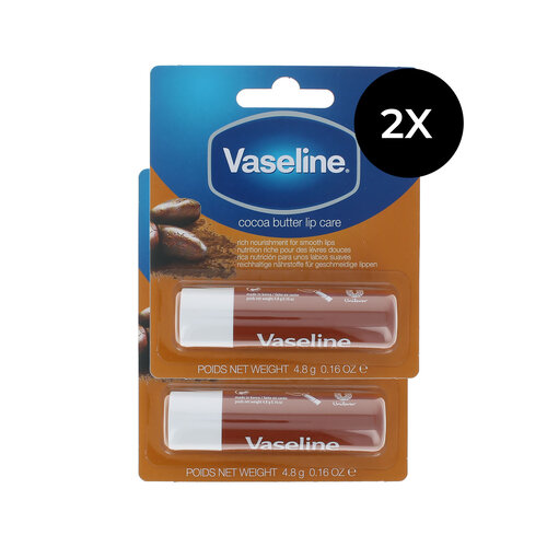 Vaseline Lip Therapy Duopack Lippenbalsem - Cocoa Butter Vaseline Lip Therapy Duopack Lippenbalsem - Cocoa Butter