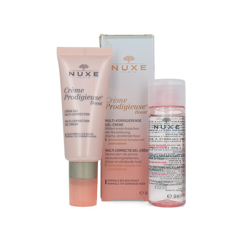 Nuxe Crème Prodigieuse Multi-Correction Gel Cream + Micellar Water Face - 40 ml - 50 ml (voor normale tot gemengde huid)