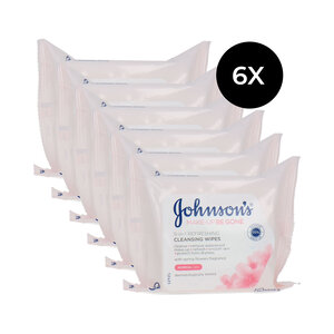 Make-Up Be Gone 5-in-1 Refreshing Cleansing Wipes - 6 x 25 wipes (voor normale huid)