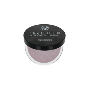 W7 Light It Up & Glow All Night Duo Chrome Loose Powder - Soho Soho Soho Light It Up & Glow All Night Duo Chrome Loose Powder - Soho Soho Soho