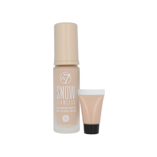 W7 Snow Flawless Miracle Moisture Foundation - Buff