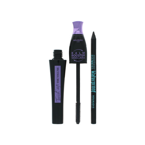 Bourjois Twist Up The Volume Balm Booster + Contour Clubbing Pencil - Black Party