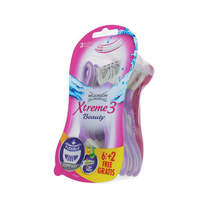 Xtreme Beauty Flexible Disposable Razors (8 stuks)