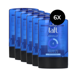 Taft Absolut Styling Gel 4/15 - 6 x 300 ml