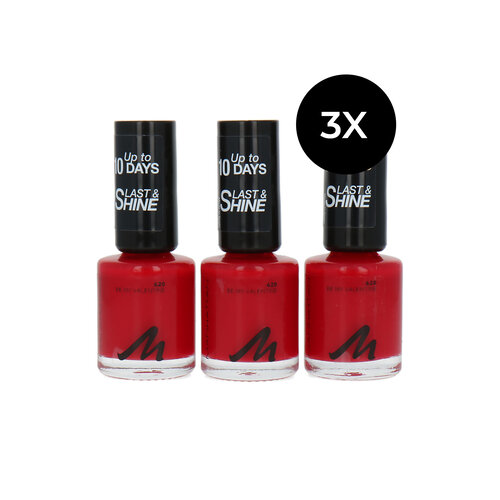 Manhattan Last & Shine Nagellak - 620 Be My Valentine (set van 3)