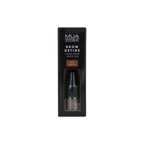 MUA Brow Define Longwear Wenkbrauwgel - Mid Brown MUA Brow Define Longwear Wenkbrauwgel - Mid Brown