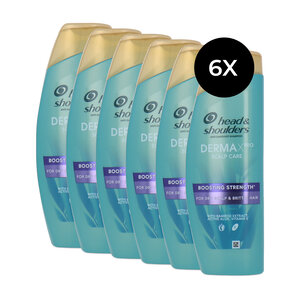 DermaXPro Boosting Strength Shampoo - 6 x 300 ml (voor breekbaar haar)