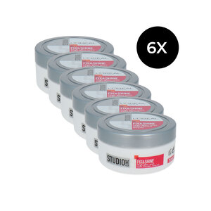 Studio Line Fix & Shine High Gloss Wax - 6 x 75 ml