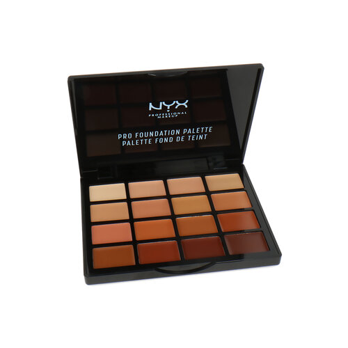 NYX Pro Foundation Palette - cream satin-matte