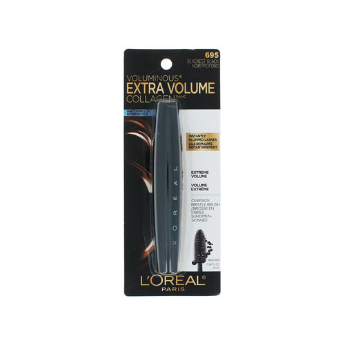 L'Oréal Voluminous Extra Volume Collagen Waterproof Mascara - 695 Blackest Black