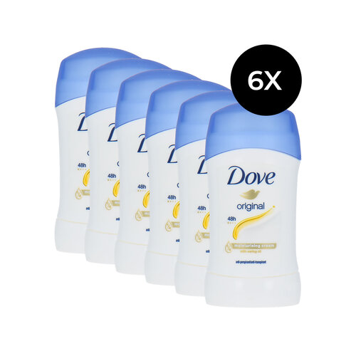 Dove Original Deo Stick - 6 x 40 ml