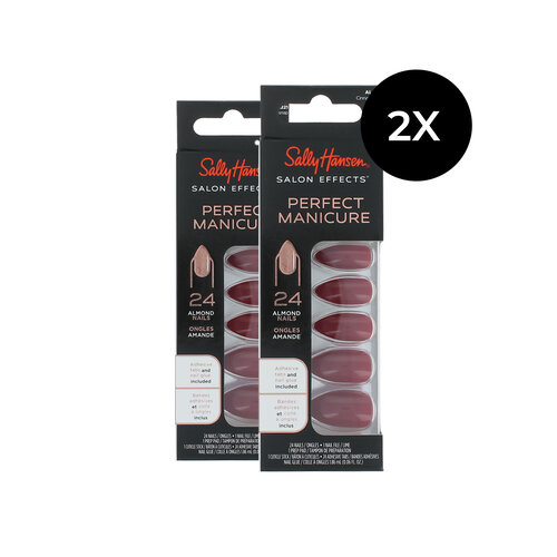 Sally Hansen Perfect Manicure 24 Almond Nails - Cinna-Snap (2 stuks)