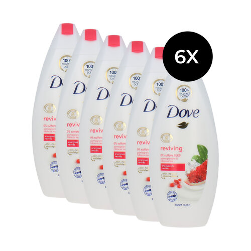 Dove Reviving Body Wash - 6 x 225 ml