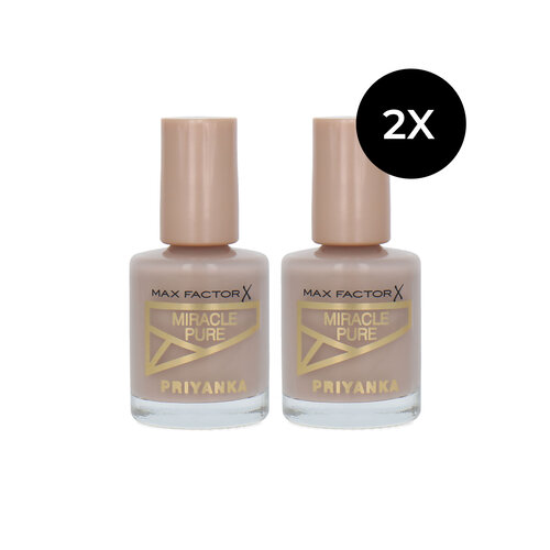 Max Factor Miracle Pure Priyanka Nagellak - 21 Vanilla Spice (set van 2)