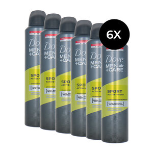 Men + Care Active Fresh Sport Deodorant Spray - 6 x 250 ml