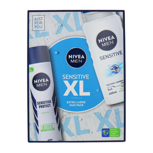 Men Sensitive Extra Large Pack - 400 ml - 200 ml