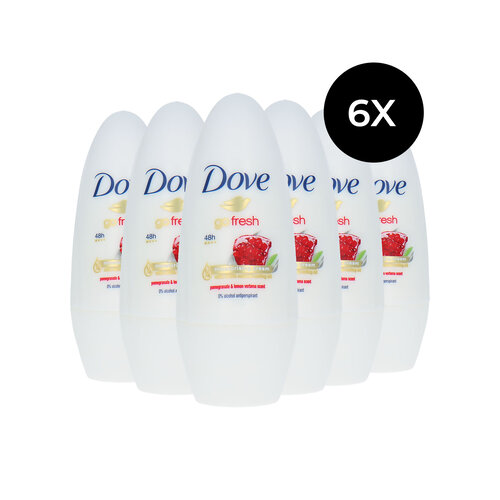 Dove Go Fresh Deodorant - Pomegranate & Lemon Verbena Scent (6 stuks)