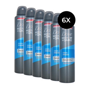 Men + Care Cool Fresh Deodorant Spray - 6 x 250 ml