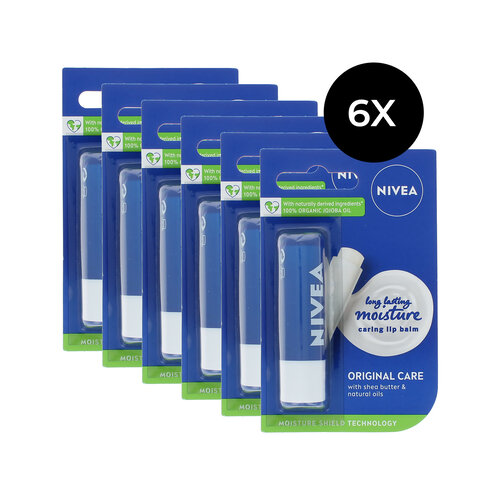 Nivea Original Care Lippenbalsem - 6 x 5,5 ml