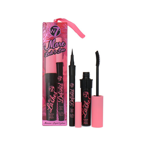 W7 More Lash & Line Cadeauset - Blackest Black