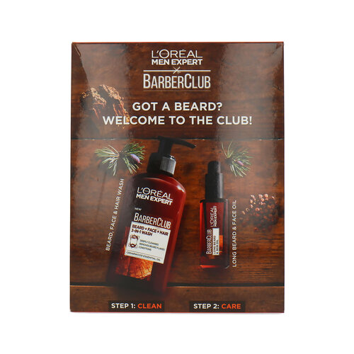 L'Oréal Men Expert BarberClub Welcome To The Club Cadeauset - 230 ml