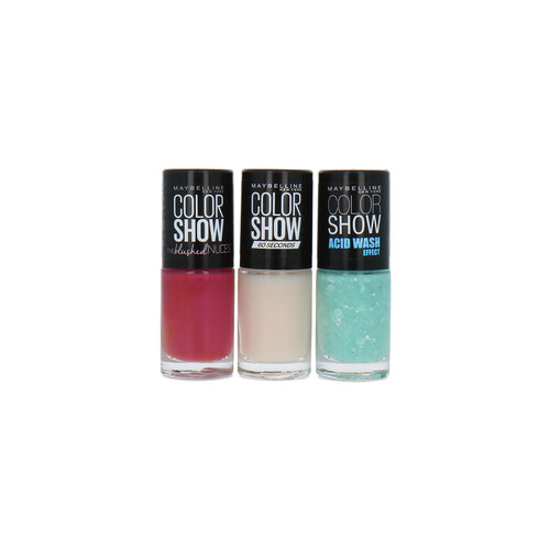 Maybelline Color Show Set E Nagellak - 3 x 7 ml