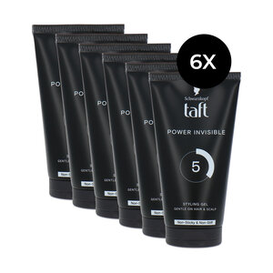 Taft Power Invisible Styling Gel 5 - 6 x 150 ml