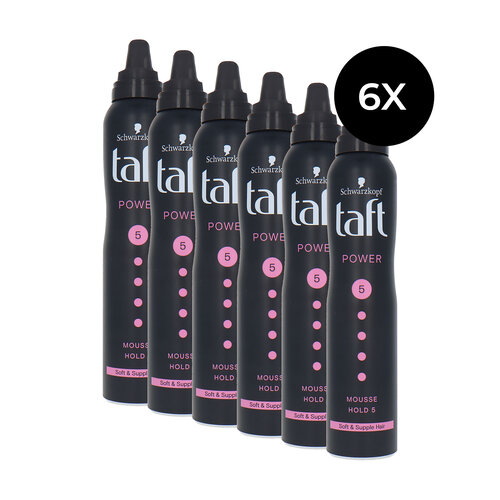 Schwarzkopf Taft Power Mousse Hold 5 - 6 x 200 ml Schwarzkopf Taft Power Mousse Hold 5 - 6 x 200 ml