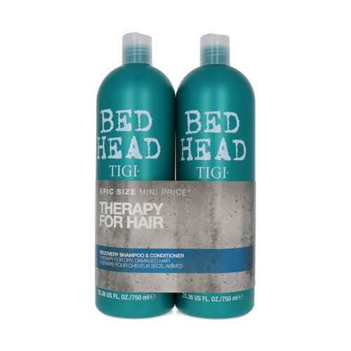 TIGI Bed Head Recovery Duo Shampoo + Condtioner - 2 x 750 ml TIGI Bed Head Recovery Duo Shampoo + Condtioner - 2 x 750 ml