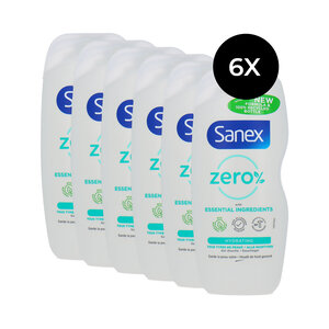 Zero% Hydrating Showergel - 6 x 250 ml