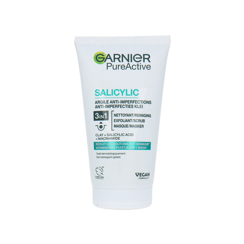 Garnier SkinActive PureActive 3-in-1 Wash, Scrub & Mask - 50 ml