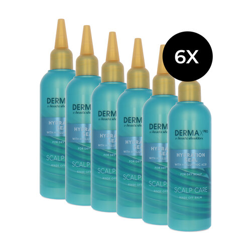 Head & Shoulders DermaXPro Hydration Seal Scalp Care Rinse Off Balm - 6 x 145 ml Head & Shoulders DermaXPro Hydration Seal Scalp Care Rinse Off Balm - 6 x 145 ml