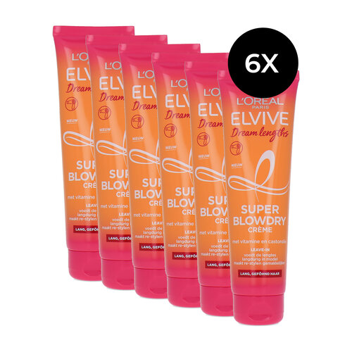 L'Oréal Elvive Super Blowdry Cream - 6 x 150 ml L'Oréal Elvive Super Blowdry Cream - 6 x 150 ml