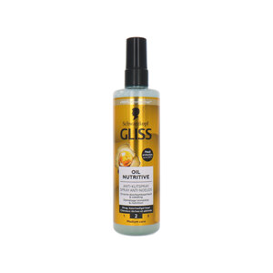 Schwarzkopf Gliss Oil Nutritive Anti-Tangle Spray - 200 ml Gliss Oil Nutritive Anti-Tangle Spray - 200 ml
