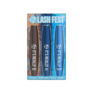 W7 Lash Fest Mascara Cadeauset - brown-navy-electric Lash Fest Mascara Cadeauset - brown-navy-electric