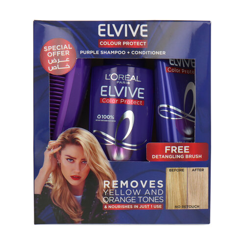 L'Oréal Elvive Colour Protect Purple Cadeauset L'Oréal Elvive Colour Protect Purple Cadeauset