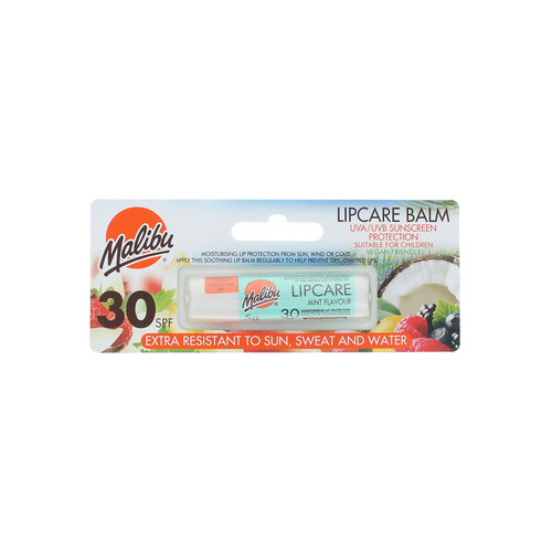 Malibu Lipcare SPF 30 Lippenbalsem - Mint Malibu Lipcare SPF 30 Lippenbalsem - Mint