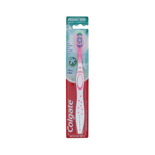 Colgate Max White Tandenborstel - Medium Pink Colgate Max White Tandenborstel - Medium Pink