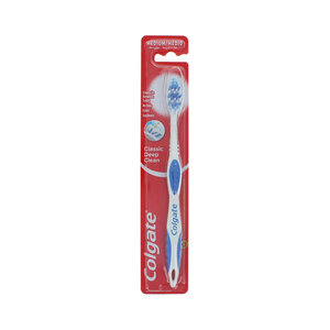 Colgate Classic Deep Clean Tandenborstel - Medium Blue Classic Deep Clean Tandenborstel - Medium Blue