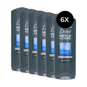 Men + Care Cool Fresh Body + Face Wash - 6 x 250 ml