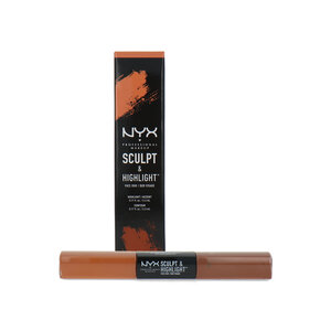 NYX Sculpt & Highlight Face Duo - SHFD05 Chestnut-Sand Sculpt & Highlight Face Duo - SHFD05 Chestnut-Sand