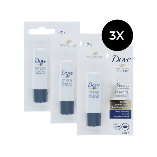Dove Nourishing Lip Care Lippenbalsem - Deeply Nourishing (set van 3) Dove Nourishing Lip Care Lippenbalsem - Deeply Nourishing (set van 3)