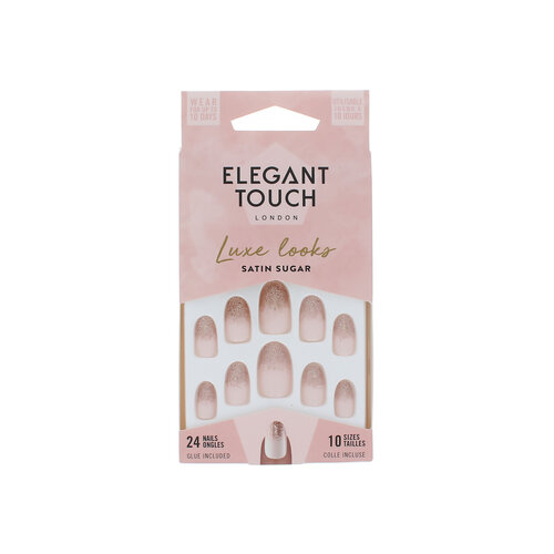 Elegant Touch Luxe Looks 24 Nails with Glue - Satin Sugar Elegant Touch Luxe Looks 24 Nails with Glue - Satin Sugar