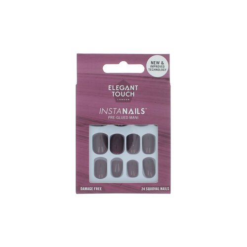 Elegant Touch Insta 24 Nails Pre-Glued Mani - Divine Wine Elegant Touch Insta 24 Nails Pre-Glued Mani - Divine Wine