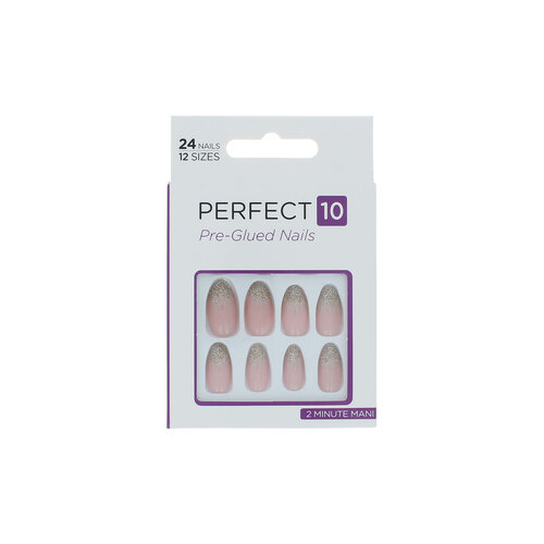 Elegant Touch Perfect 10 Pre-Glued Nails - Love In London Elegant Touch Perfect 10 Pre-Glued Nails - Love In London